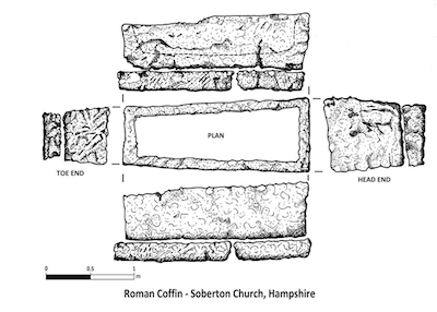 Roman Coffin from Soberton Church