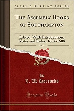 Southampton Record Series by John Horrocks