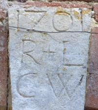 Initials from South Porch