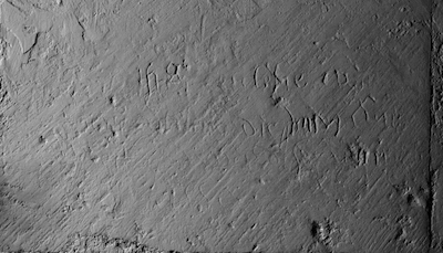 Graffito Latin inscription