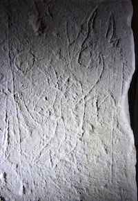 porch, ox & horse heads