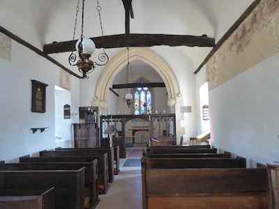 The interior of St Andrew's Church