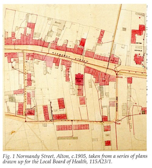 Map related to Local Board of Health in Alton
