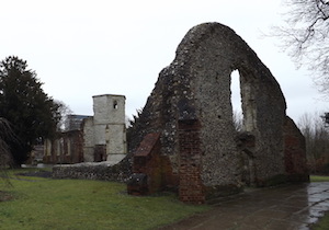 Chapel Ruins from north west