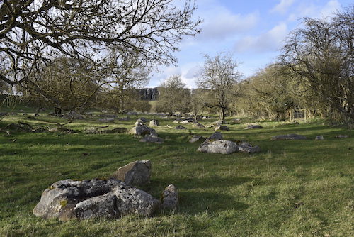Valley with sarsen stones