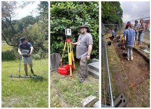 Students and staff during the field season
