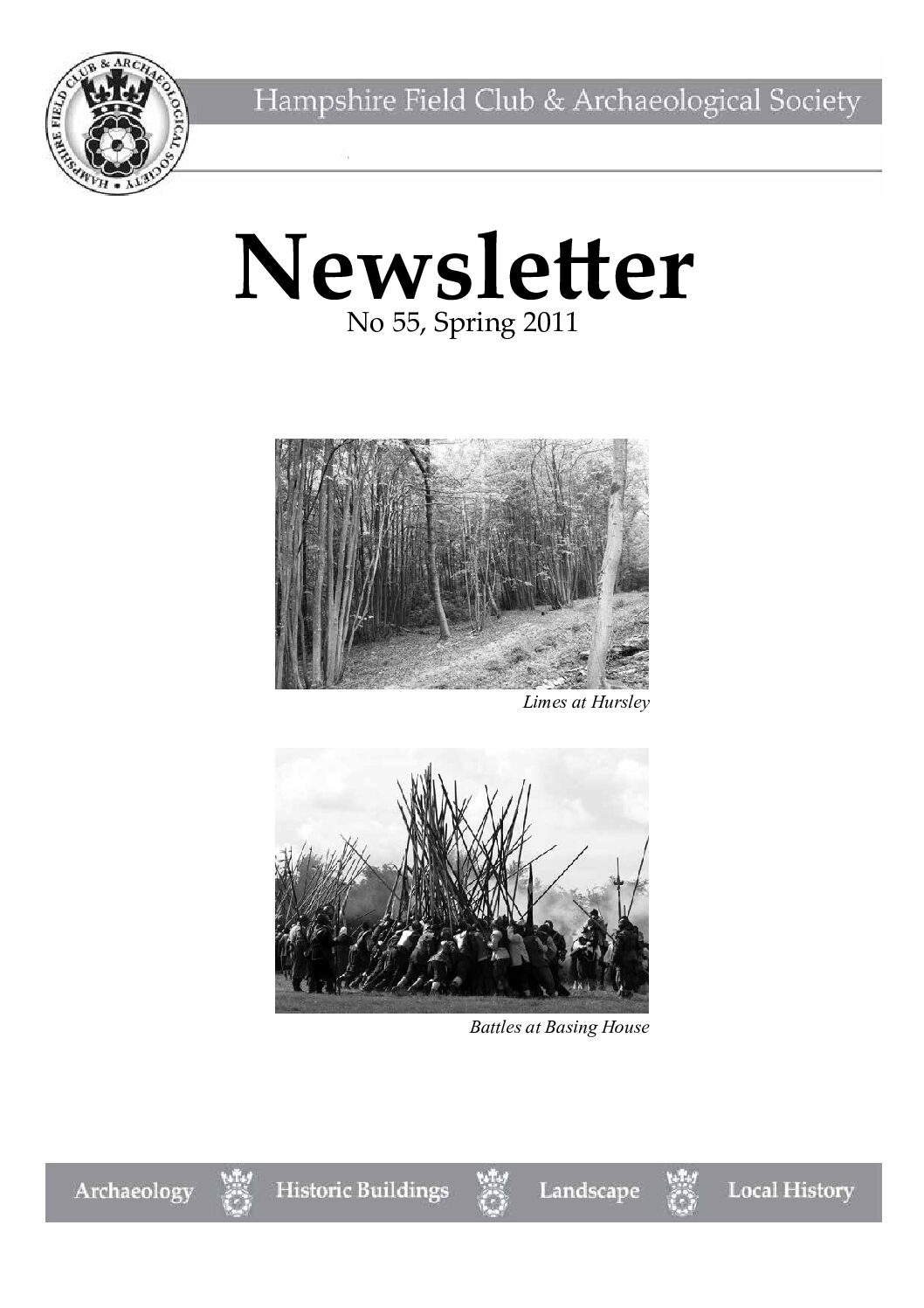 Newsletter 55 – Spring 2011