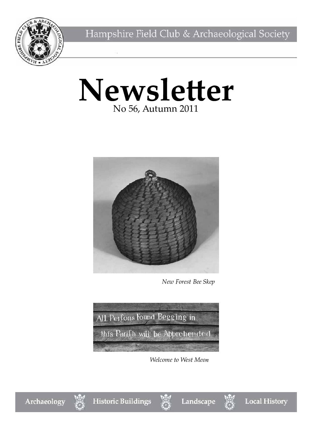 Newsletter 56 – Autumn 2011