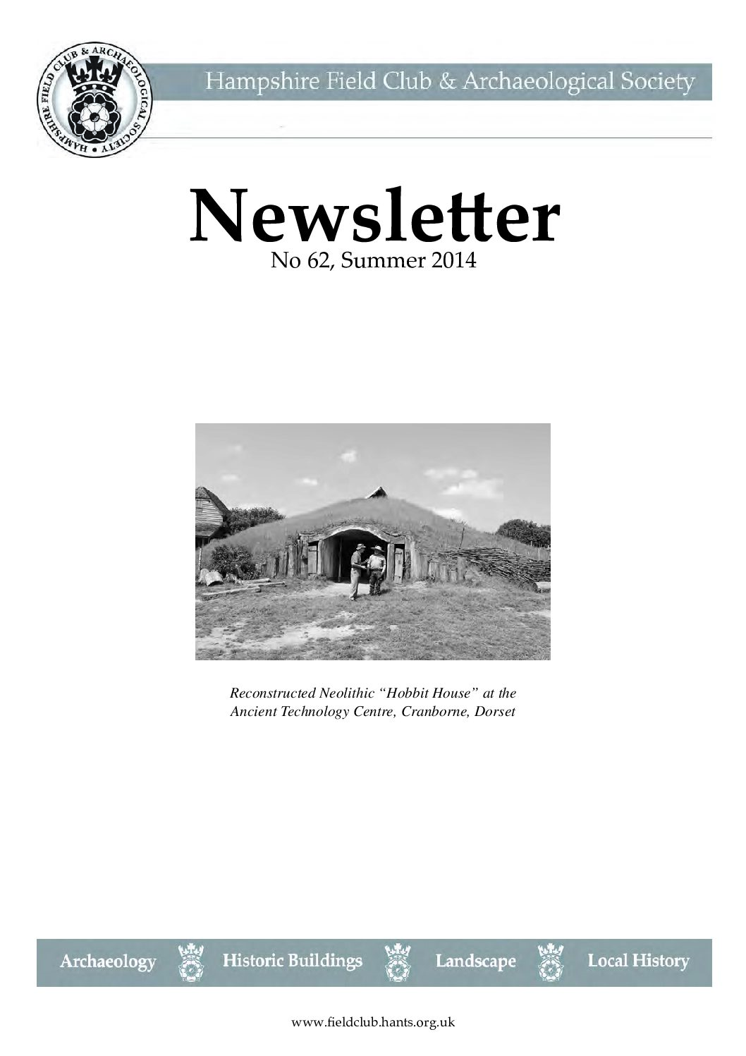 Newsletter 62 – Autumn 2014