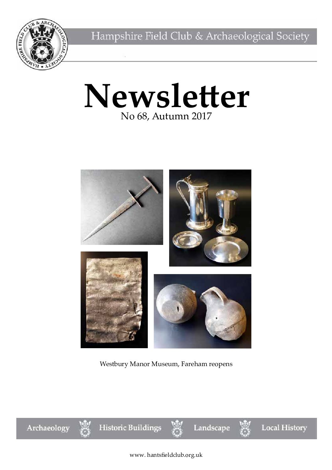 Newsletter 68 – Autumn 2017
