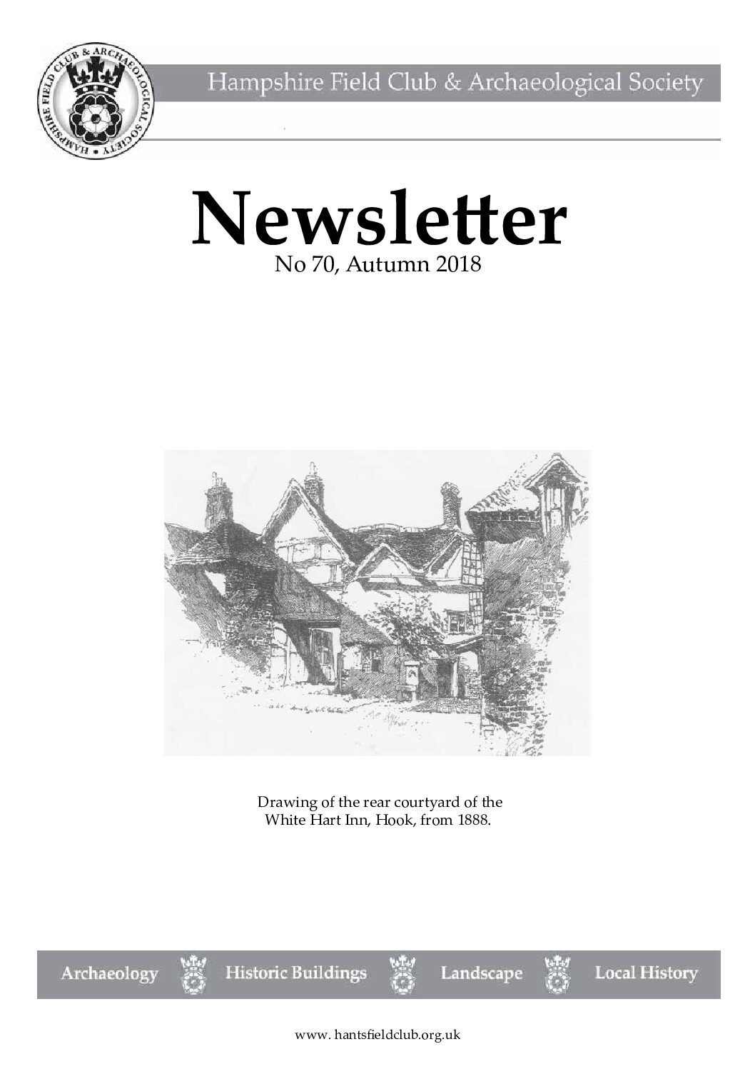 Newsletter 70 – Autumn 2018