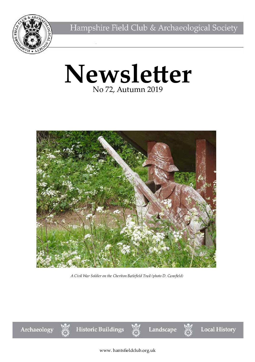 Newsletter 72 – Autumn 2019