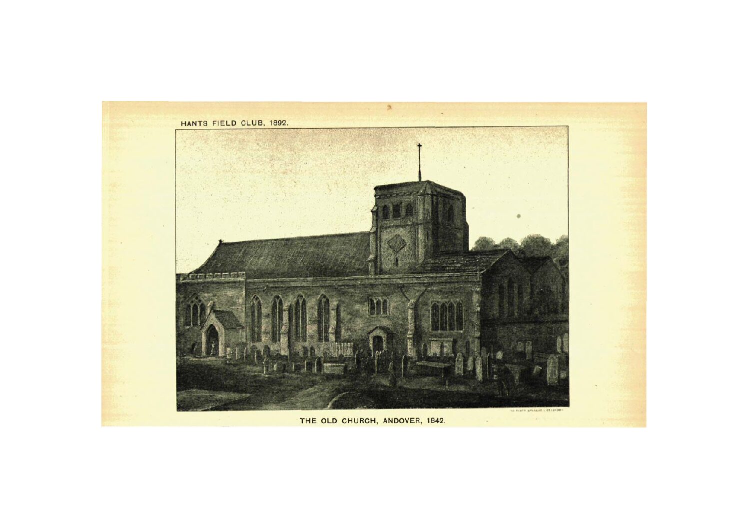 Some Recovered Memorials of the Old Church of Andover