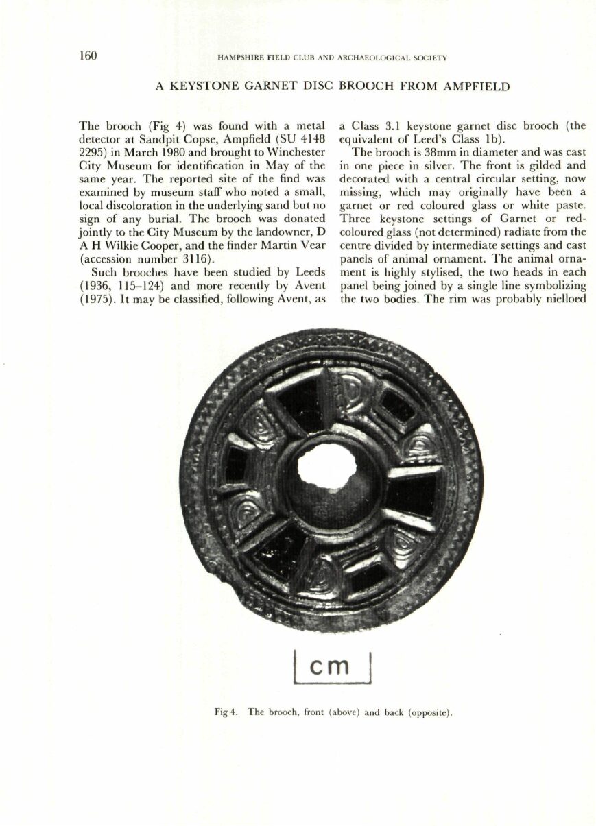 Keystone Garnet Disc Broach from Ampfield