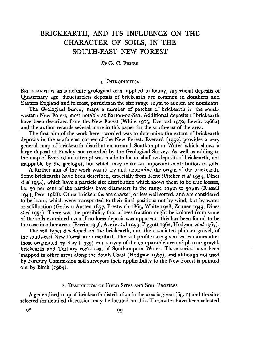 Brickearth Soils