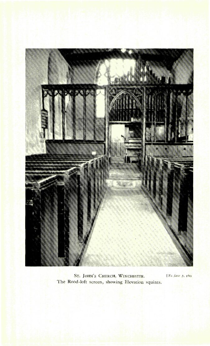 The Rood-Loft Screen in the Church of St. John, Winchester