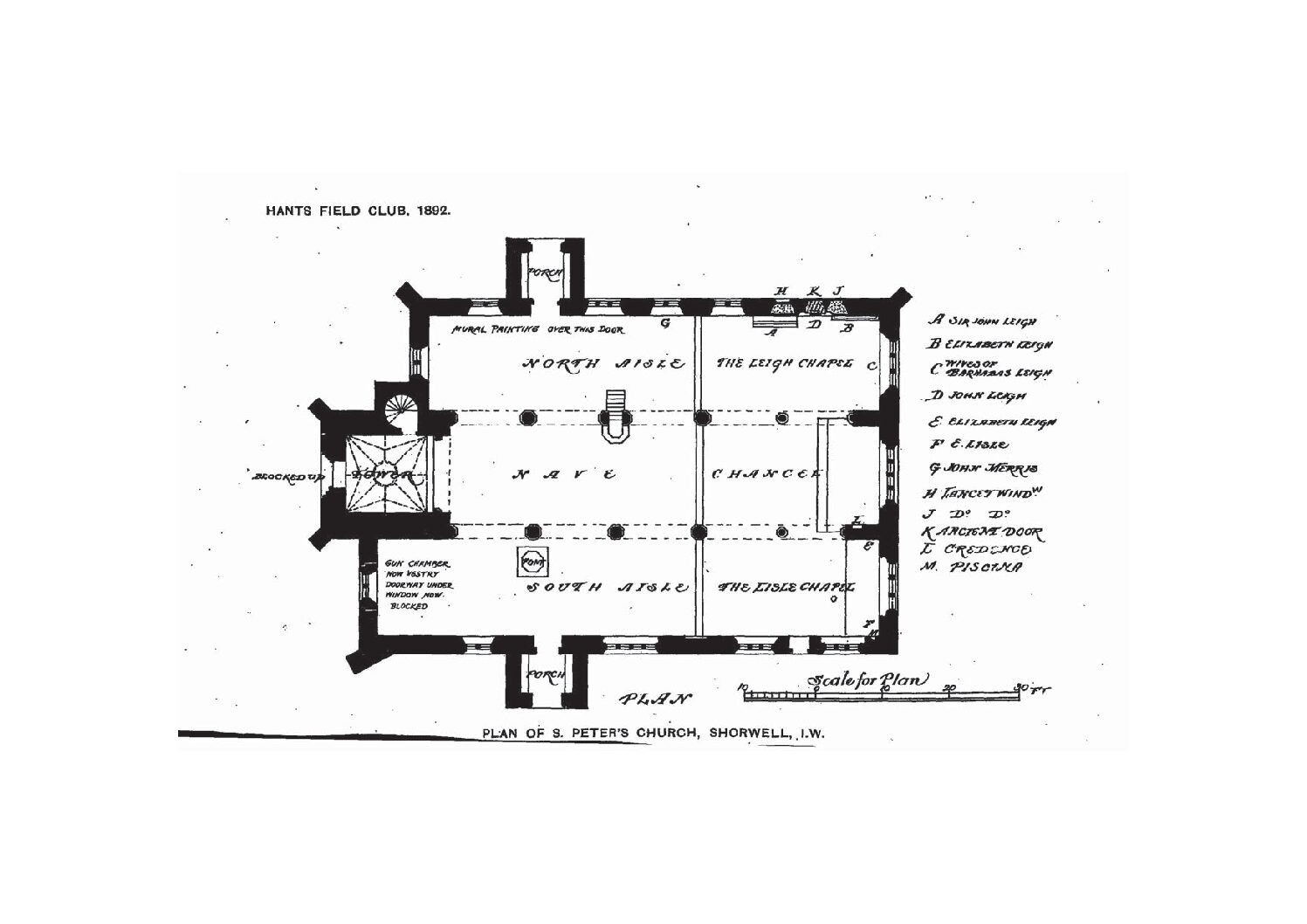 St Peter’s Church, Shorewell, I. W.