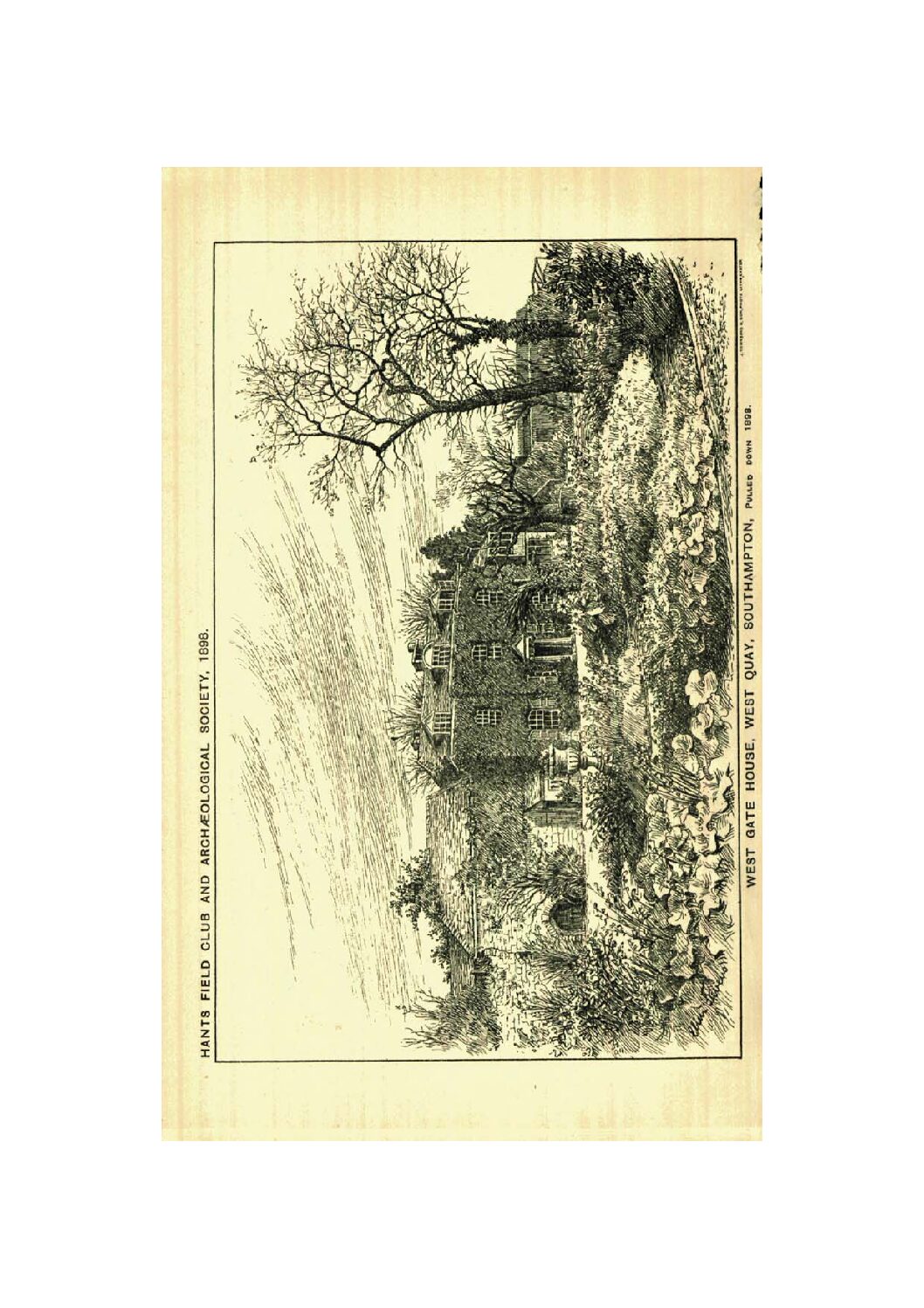 West Gate House, Southampton, with a Notice of the Town Walls and Gates