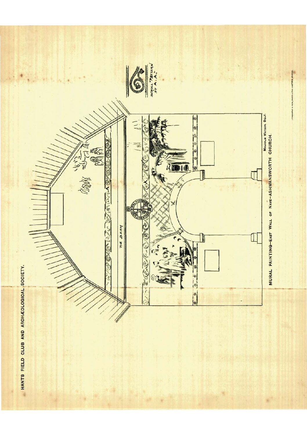 Ashmansworth Church (with a description of the Mural Paintings by Keyser, C)