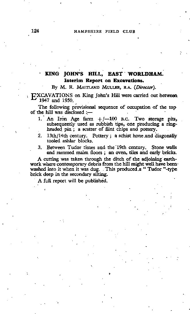 King John’s Hill