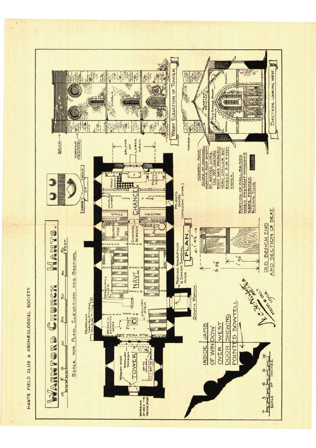 Some Notes on Warnford Church