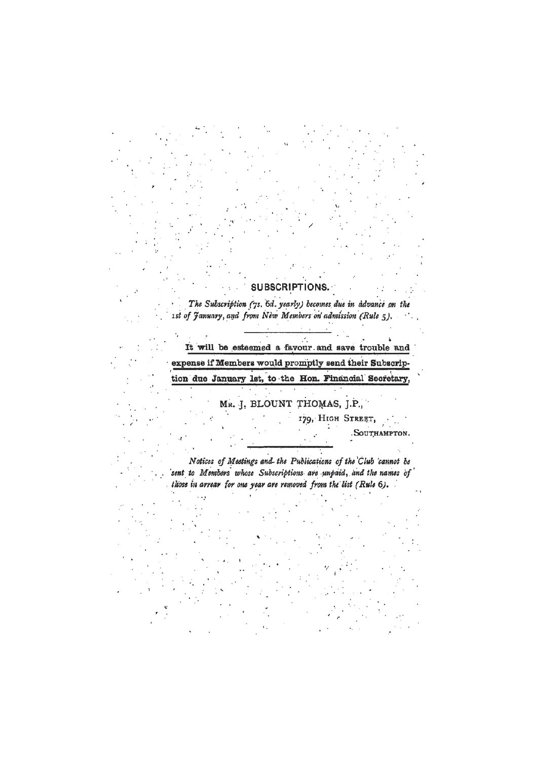 Cover, Title Page, General information on Proceedings, Contents Page and List of Officers