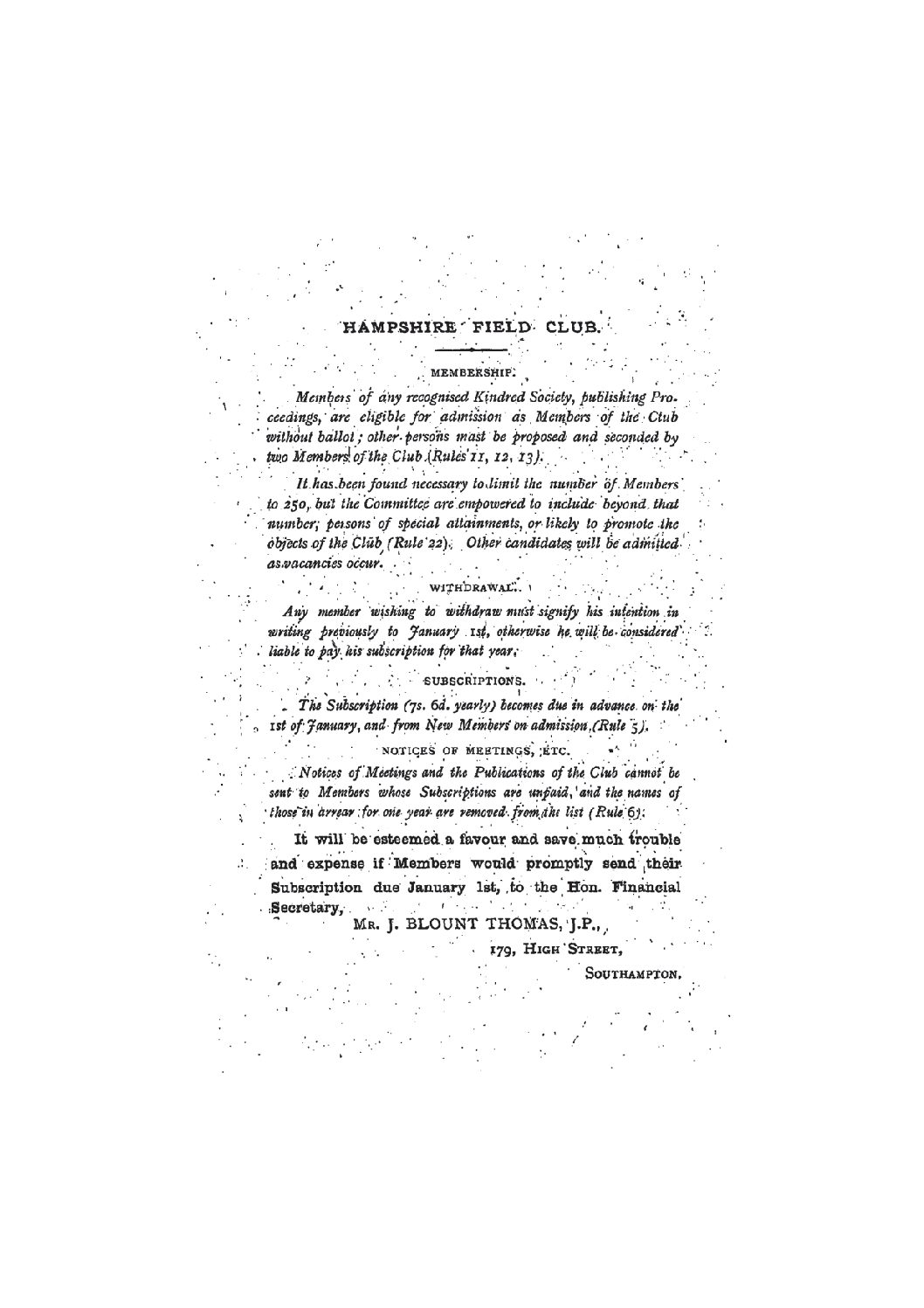 Cover, Title Page, General information on Proceedings, Contents Page and List of Officers