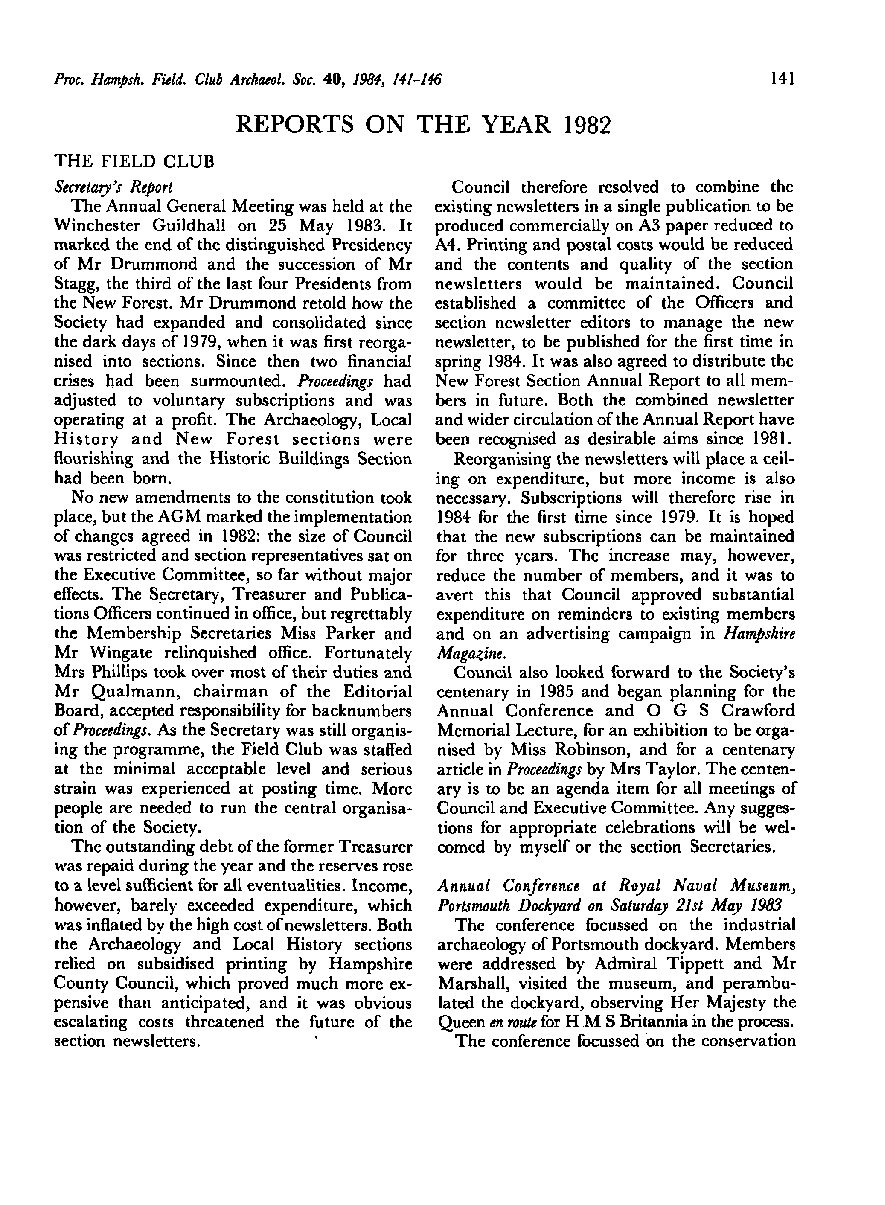 Proceedings, Vol 40, p.145