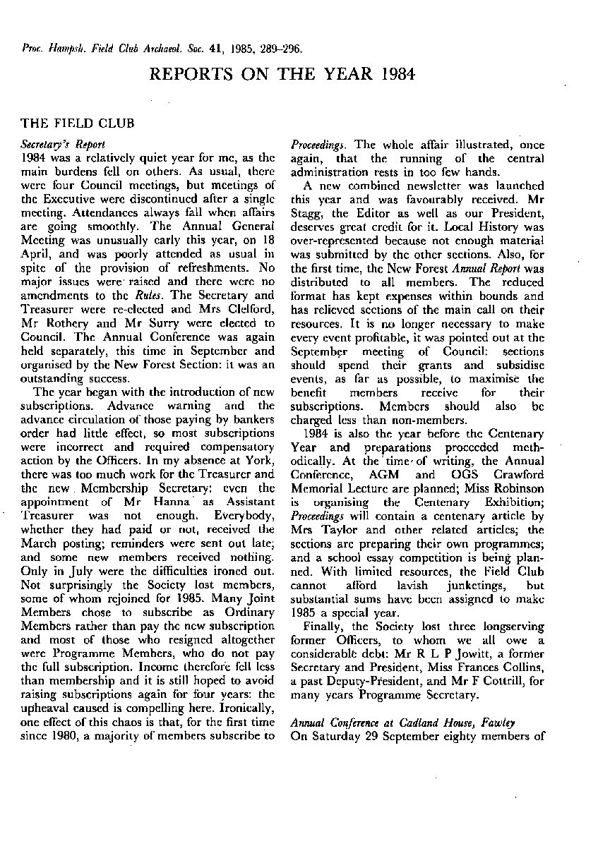 Proceedings, Vol 41, p.295