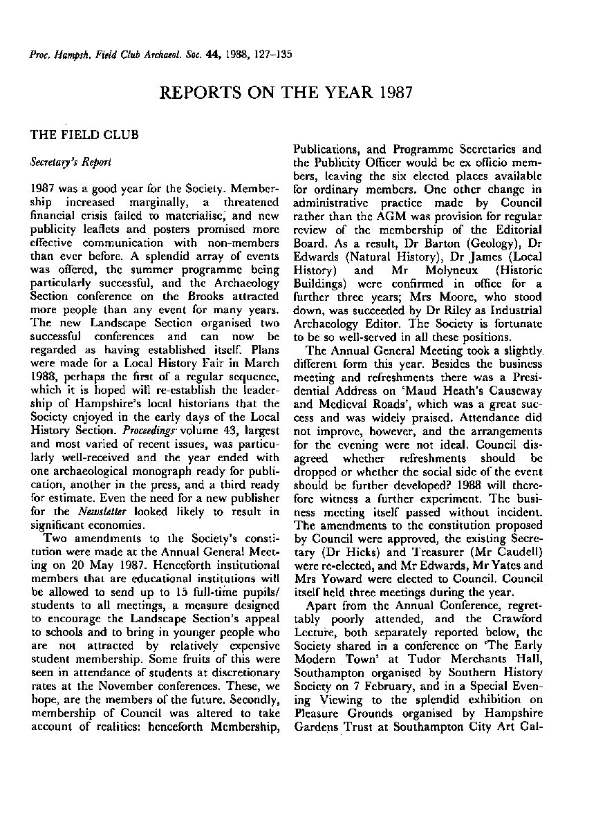 Proceedings, Vol 44, p.133