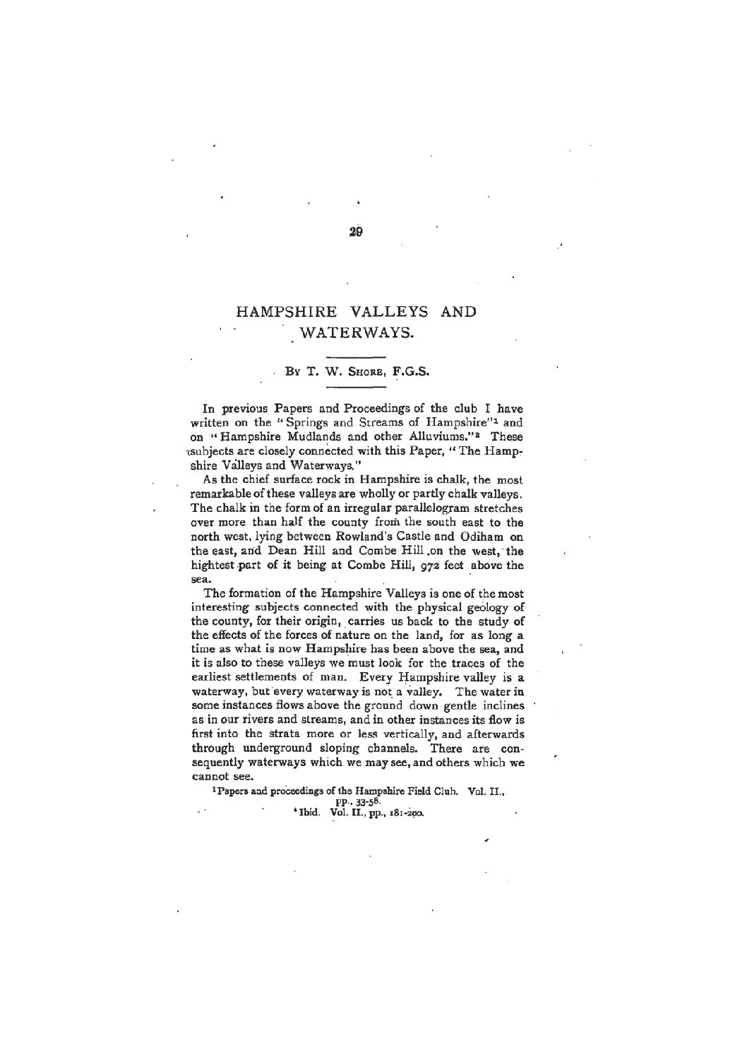 Hampshire Valleys and Waterways