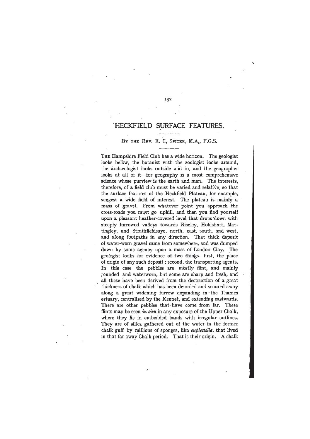 Heckfield Surface Features