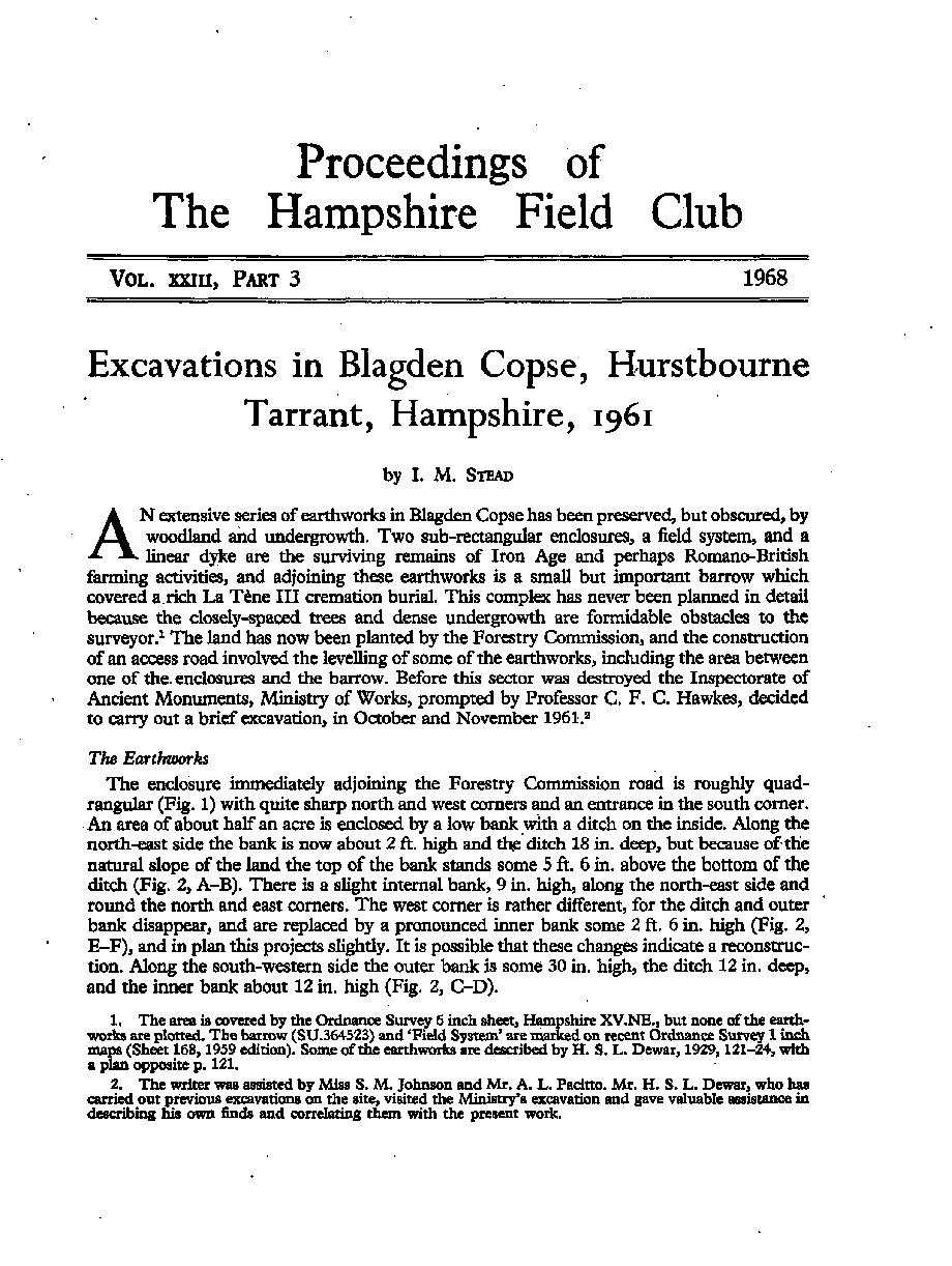 Proc Hants Field Club