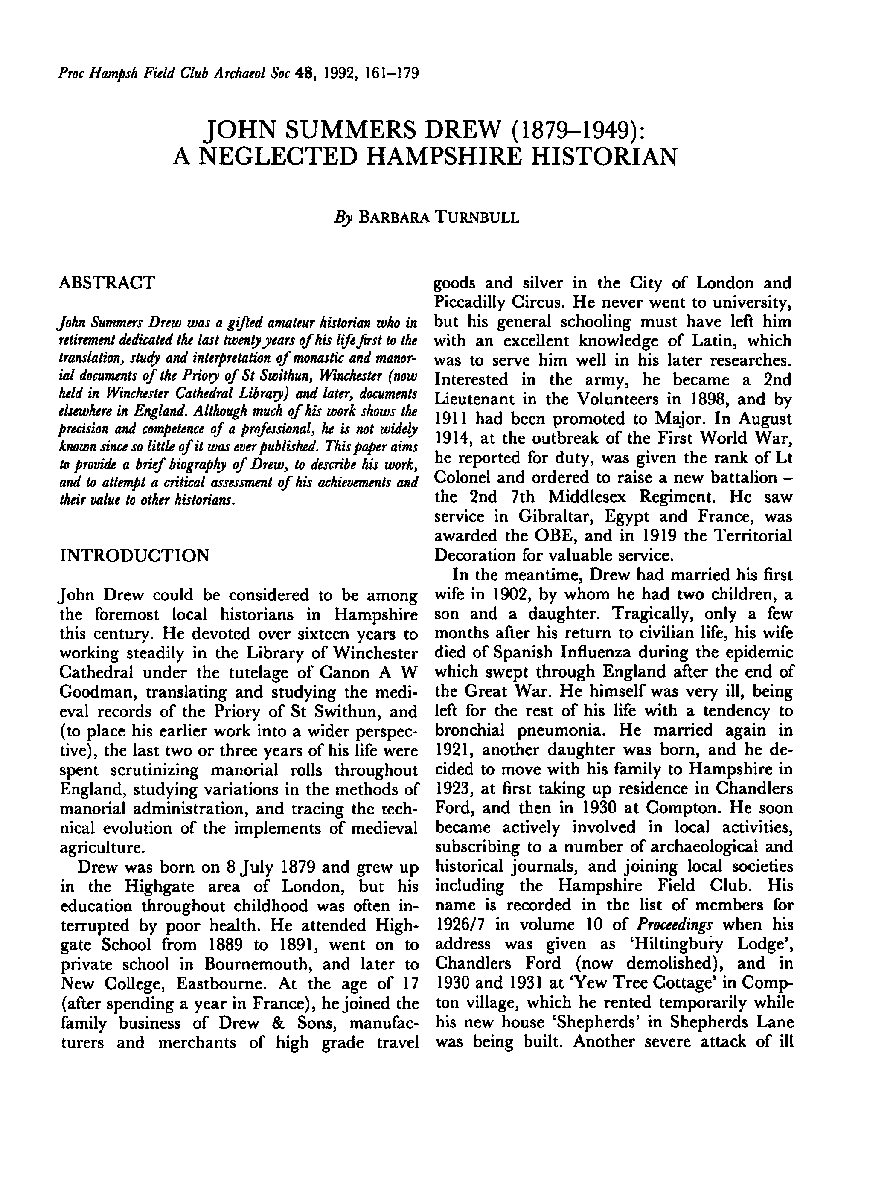 Proceedings of the Hampshire Field Club Vol 48
