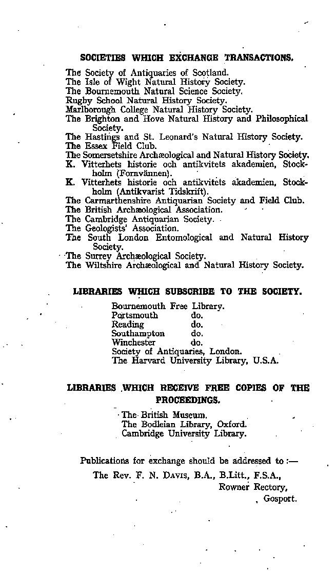 Cover, Title Page, General information on Proceedings, Contents Page and List of Officers