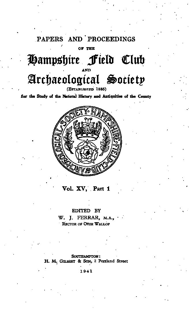 Cover, Title Page, General information on Proceedings, Contents Page and List of Officers