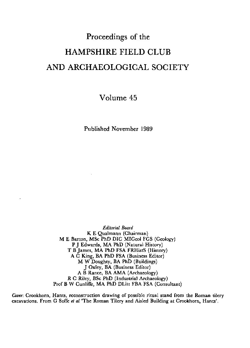 Cover, Title Page, General information on Proceedings, Contents Page and List of Officers