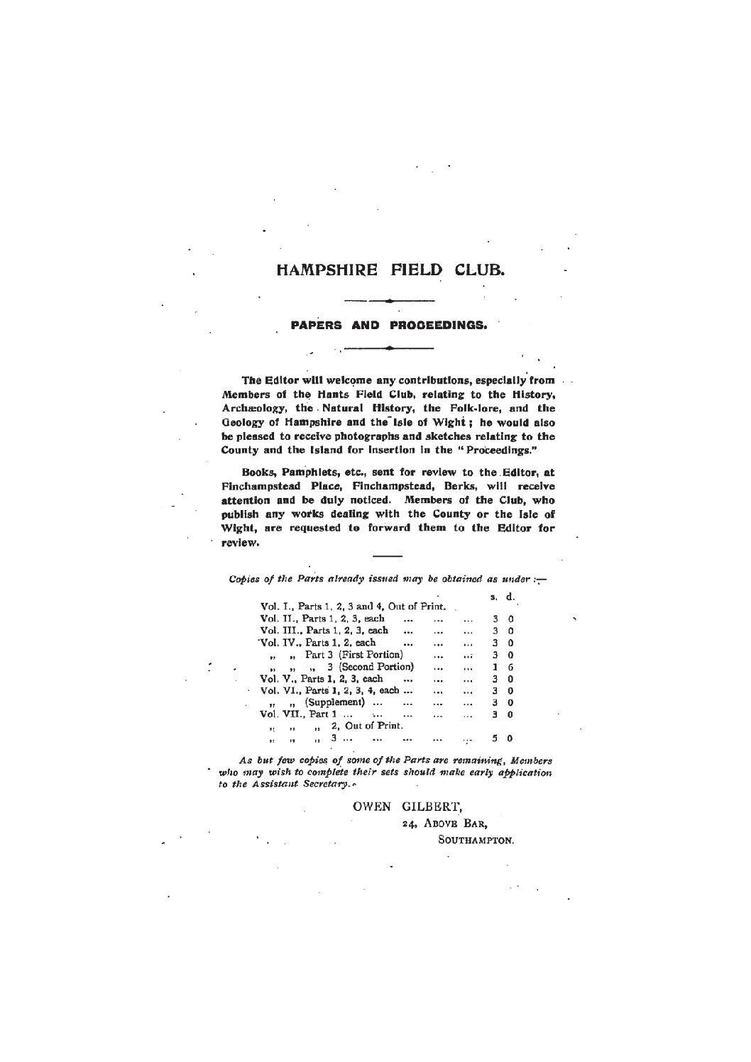 Cover, Title Page, General information on Proceedings, Contents Page and List of Officers