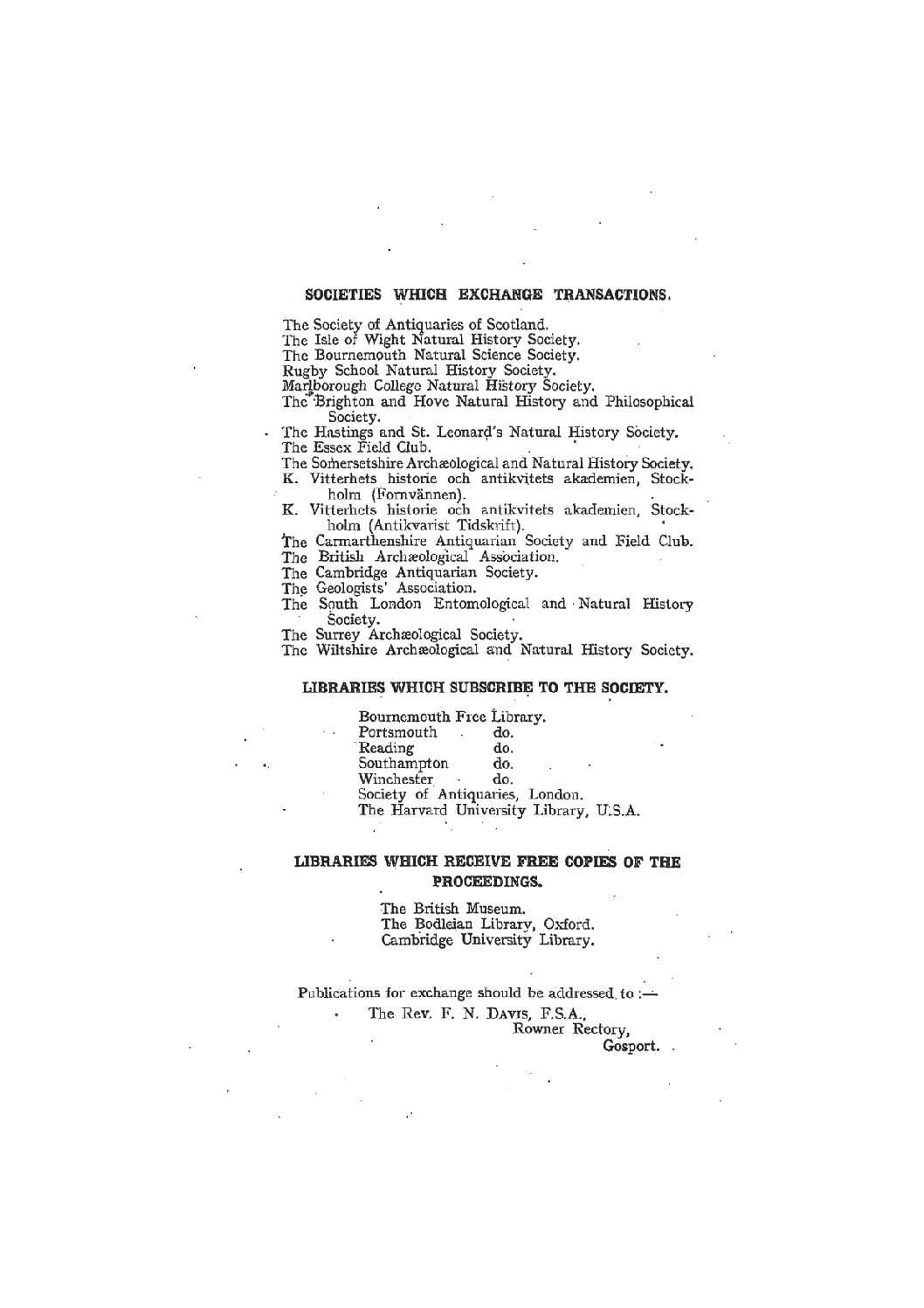 Cover, Title Page, General information on Proceedings, Contents Page and List of Officers