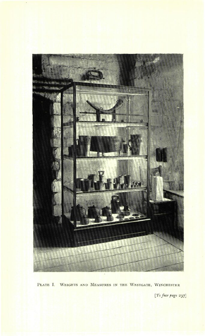 Weights and Measures of the City of Winchester