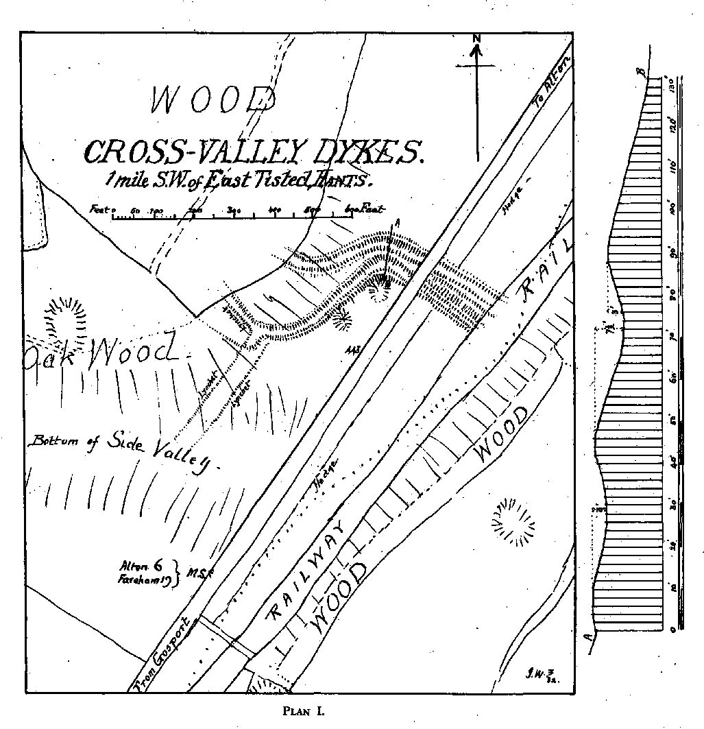 Short Cross-Valley Dykes