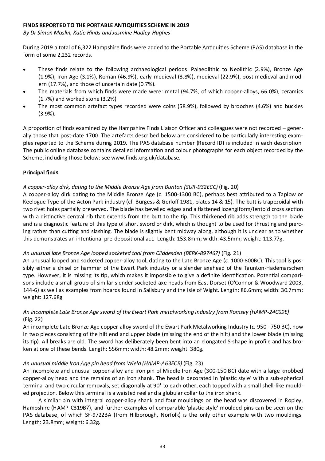 The Portable Antiquities Scheme